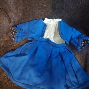 Vintage American Girl Addy School Suit, Blouse, and Pin